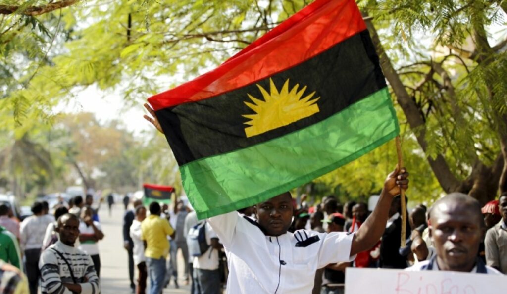 The Indigenous People of Biafra, IPOB, has accused the Department of State Services, DSS, of illegally detaining its leader, Nnamdi Kanu. IPOB’s spokesman, Emma Powerful, claimed that DSS illegally detained Kanu while blackmailing the group with insecurity. Powerful made the allegation while urging the public to ignore claims of neutralizing operatives of the Eastern Security Network, ESN, in Arochukwu and Enugu forest. A statement by Powerful said the viral pictures and videos being circulated by the Nigeria military showed they invaded the camp of Biafra National Guard (BNG). He insisted that BNG is not part of IPOB and has never claimed to have anything to do with the group. The statement reads partly: “Nigeria Government’s desperate efforts to blackmail IPOB and ESN for over 8 years have always failed because IPOB’s approach to self-determination is in line with international laws.