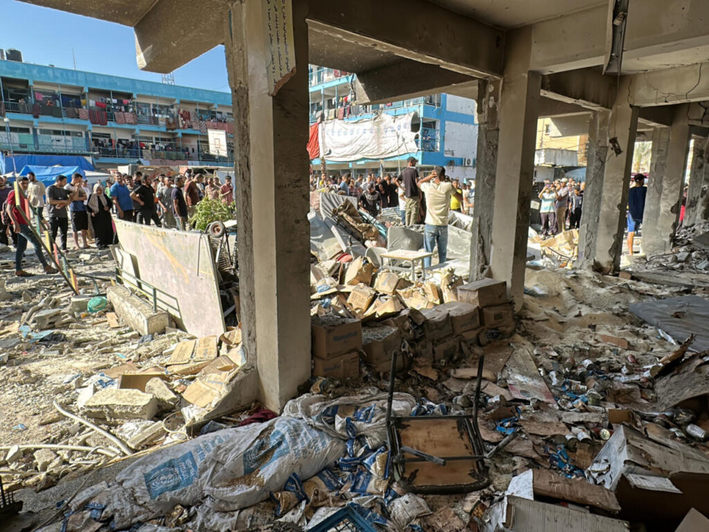 Israeli Airstrike kills Dozens in School sheltering displaced people