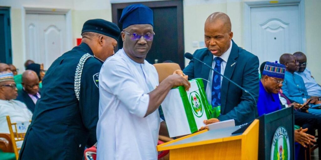 Edo APC Chairman Says Okpebholo Stuttered During Budget Presentation because He is not a Thief