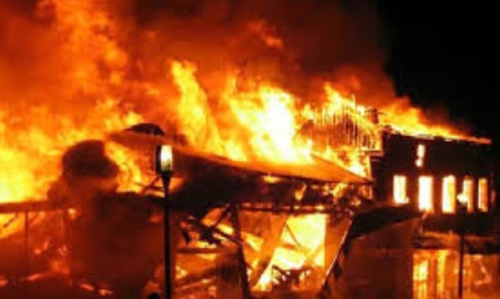 Fire Razes 12 shops in Ibadan, destroys property worth millions of Naira