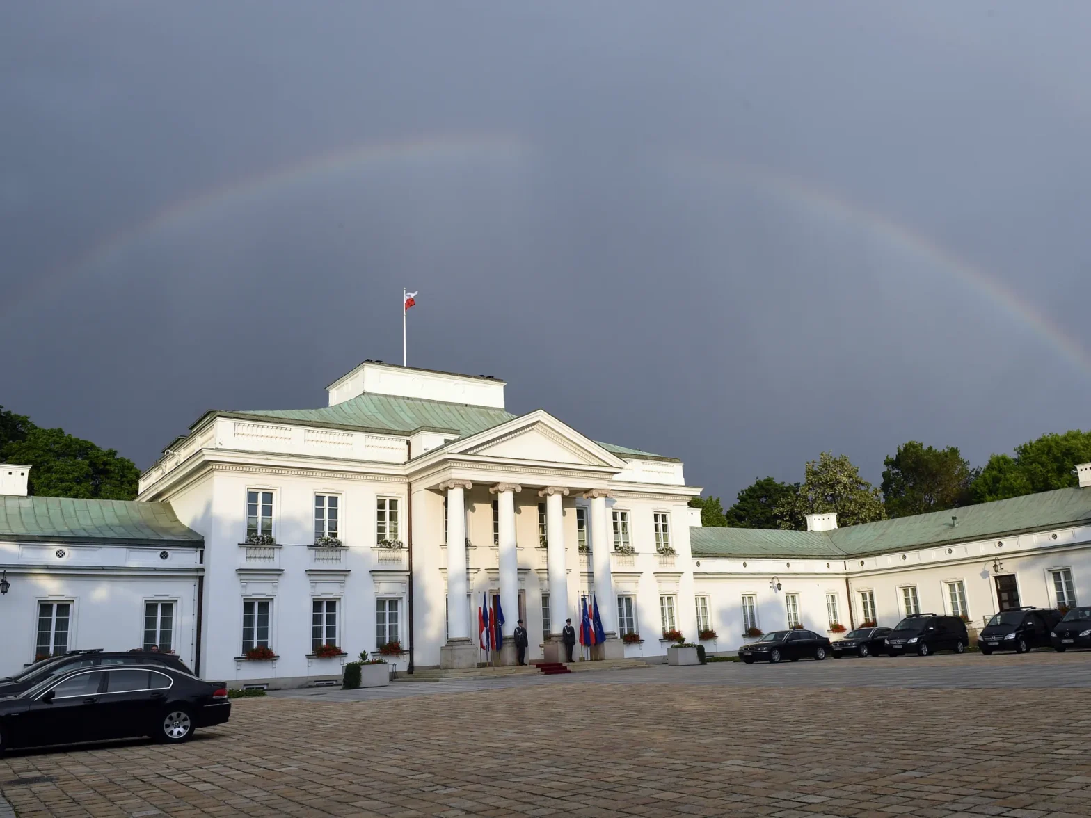 Belarusians detained after drone flown over Polish president’s residence