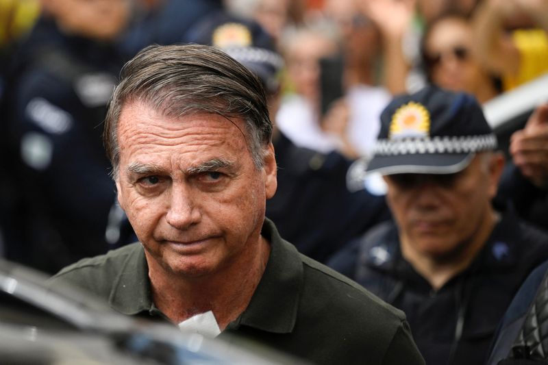Brazil’s Bolsonaro taken to hospital