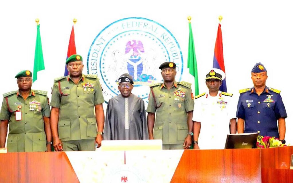 Nigerians expect results, not excuses – Tinubu tells new service chiefs