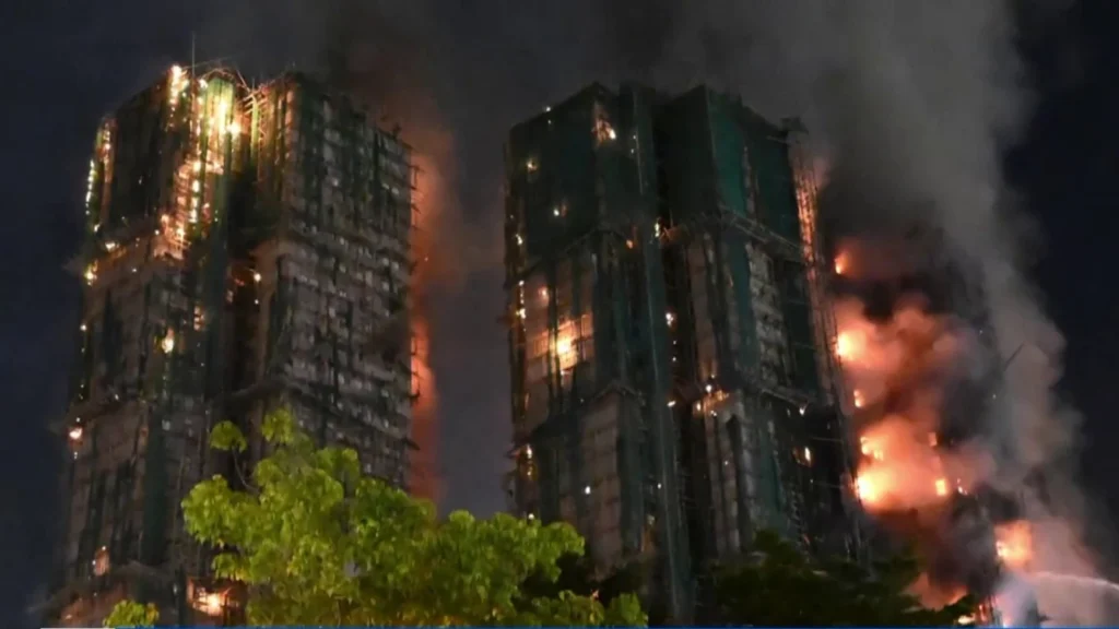 Hong Kong High-Rise Blaze Kills 94, Injures 76 in Devastating Fire