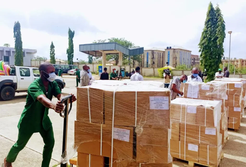 INEC has begun the distribution of materials to all LG