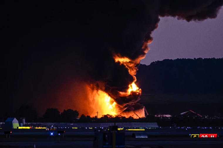 UPS Plane Carrying Fuel Crashes In Louisville Airport