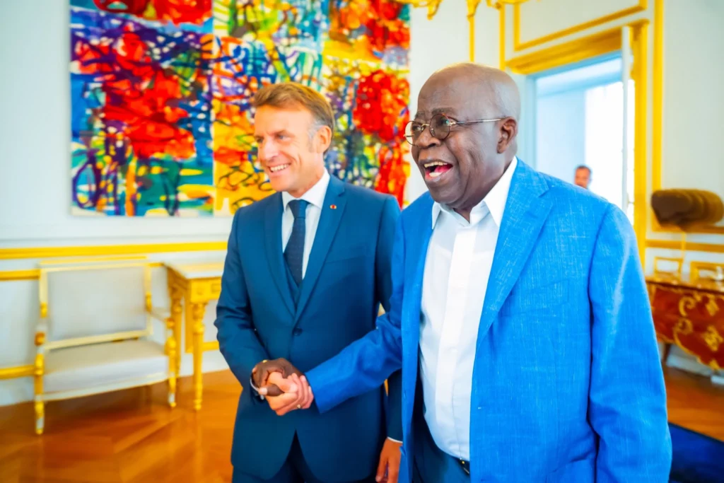 Tinubu, Macron Hold Talks As US Fact-Finders Arrive