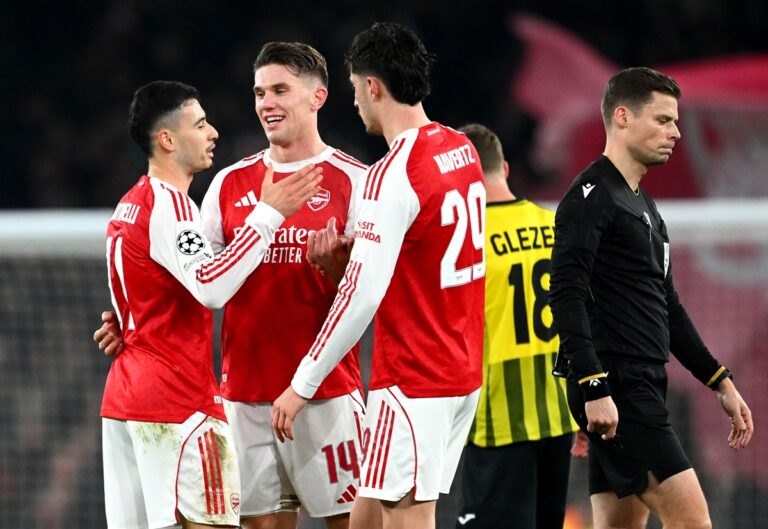 Arsenal Beat Kairat 3–2 to Finish Champions League League Phase Unbeaten
