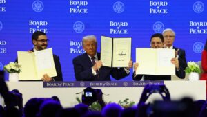 UK Absent from Trumps’ Board of Peace Signing