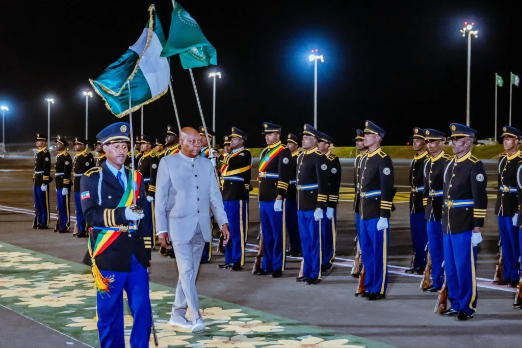 Shettima arrives Ethiopia for 39th AU Head of states Assembly