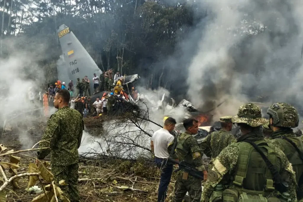 Colombia Military Says 80 Troops Believed Dead In Plane Crash
