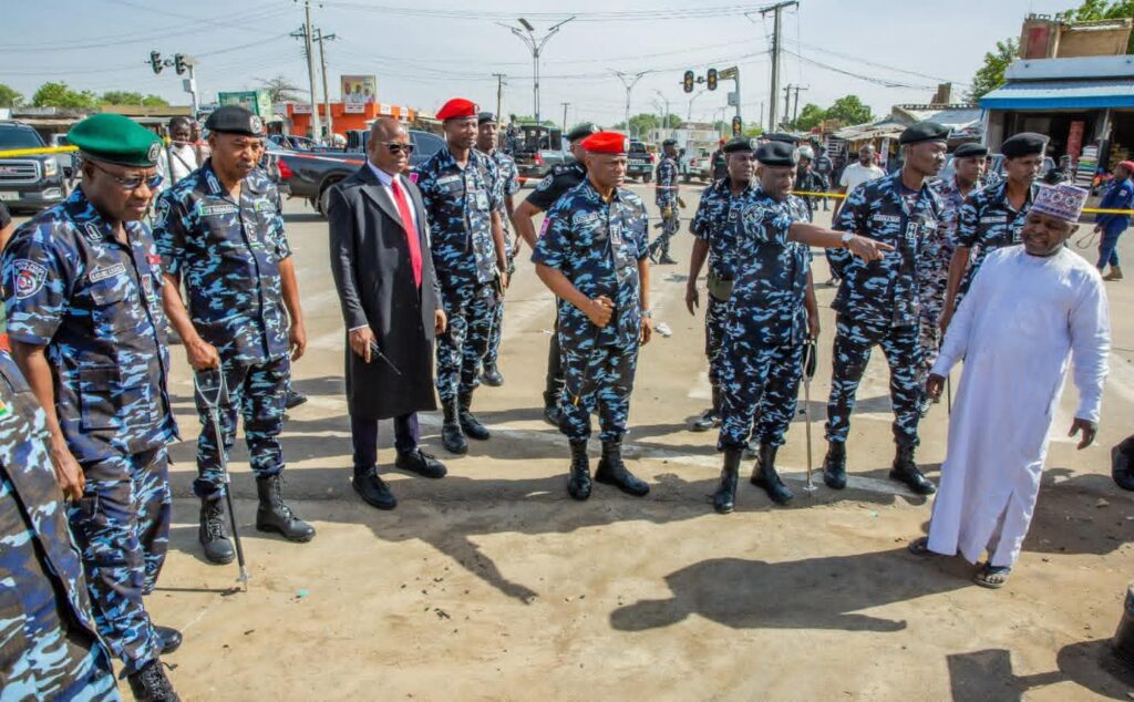 IGP Visits Maiduguri Attack Victims, Assesses Damage At Monday Market