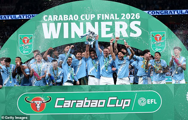 Manchester City Beat Arsenal 2–0 to Win Carabao Cup