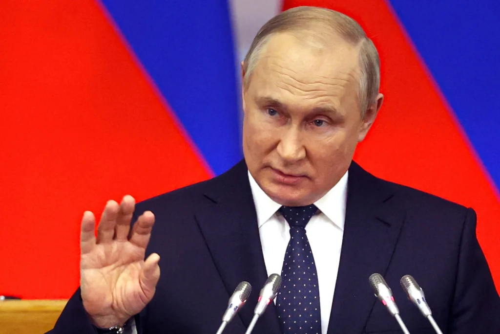 Putin warns about unpredictable course in Middle East war