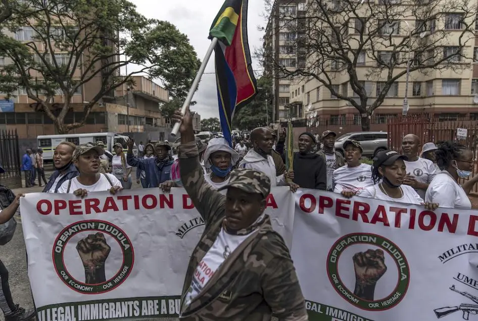 Xenophobic Group, Political Groups, Protest Against Foreign citizens in South Africa