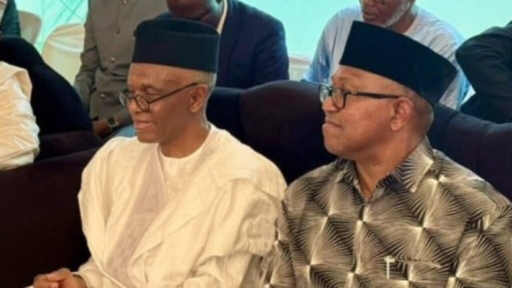 ‘Political Persecution,’ Peter Obi Condemns Detention Of El-Rufai