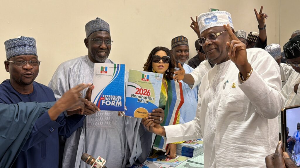 Tinubu kicks off 2027 re-election bid as APC begins sale of forms