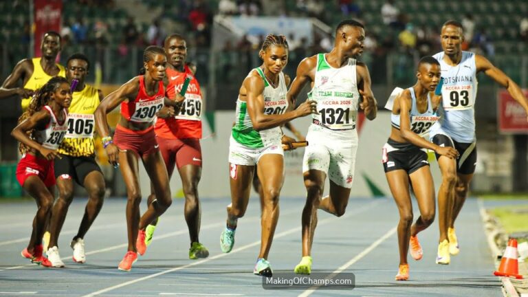 Team Nigeria Wins Relay Gold, Finishes Fourth at African Championships