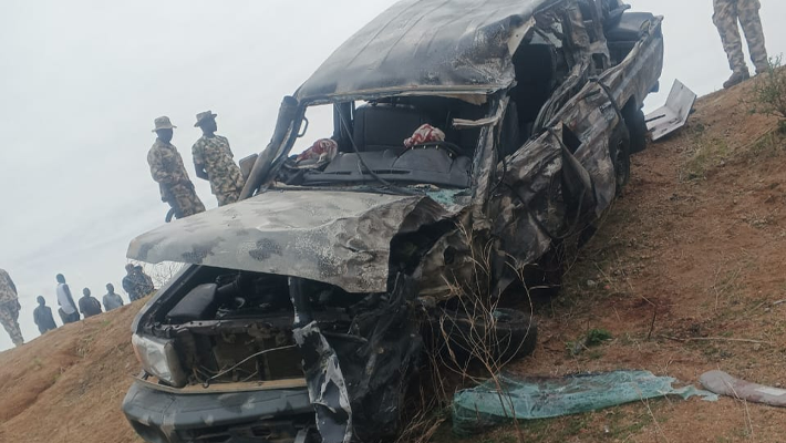 Four NYSC Members, Two Others Burnt to Death in Adamawa Road Crash