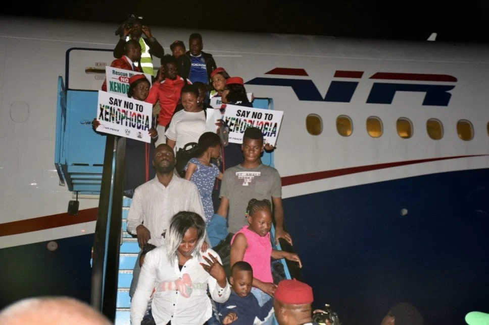 Xenophobia: 270 Nigerians Evacuated From S’Africa Return Thursday
