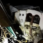 A three-storey building collapse in Anambra State