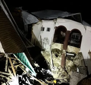 A three-storey building collapse in Anambra State