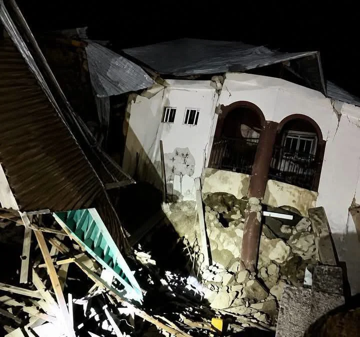 A three-storey building collapse in Anambra State
