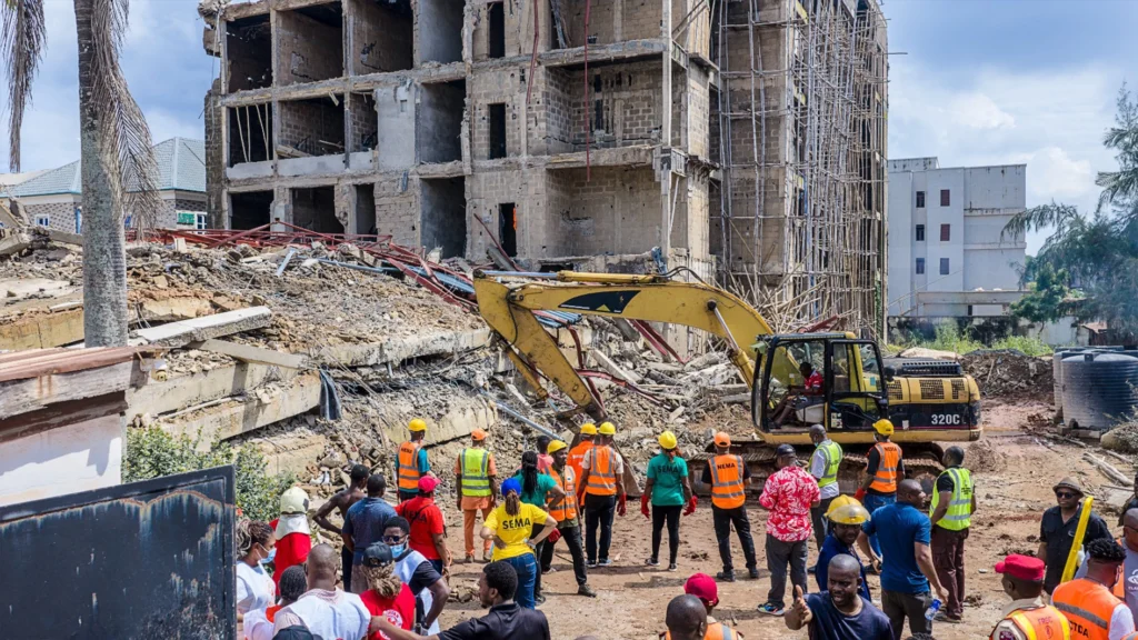 Building Collapse in Enugu Claims One Life, Traps Several